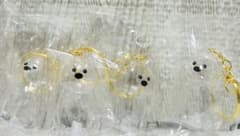 犬の毛を入れるキーホルダー　ワンコのタイムカプセル　4個セットのサムネイル