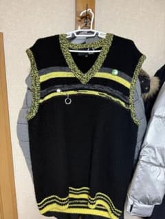 コムドットやまと着用RAF SIMONS×FRED PERRYニットベスト - メルカリ