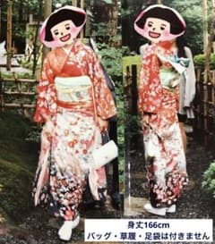 振袖セット（帯・帯揚げ・帯締め・襦袢・着付小物）身丈166cm 正絹