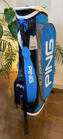 PING キャディバッグ 青/黒 限定カラー 使用僅かのサムネイル