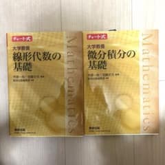 チャート式 大学教養 線形代数の基礎 微分積分の基礎のサムネイル