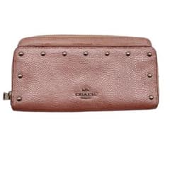 【COACH コーチ 長財布 ラウンドファスナー スタッズ※ジャンク品】のサムネイル