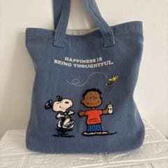 Starbucks Peanuts デニムトートバッグ