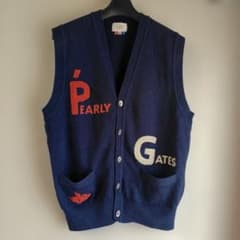 PEARLY GATES ネイビー ベスト サイズIII - メルカリ