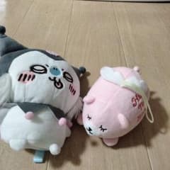 ちいかわモモンガ、くまぬいぐるみ キーホルダー 2点セットのサムネイル