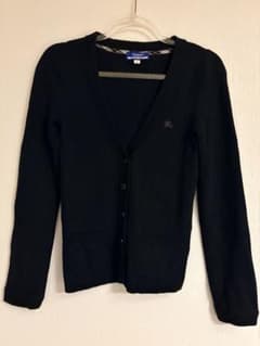 BURBERRY BLUE LABEL Vネックカーディガン 黒 38のサムネイル
