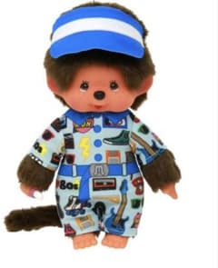 新品タグ付き　海外限定　モンチッチ 80s レトロポップスタイル ぬいぐるみS 新品タグ付き 海外限定 モンチッチ 80s レトロポップスタイル
