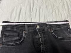 ZARA スキニーデニムパンツ ブラックのサムネイル