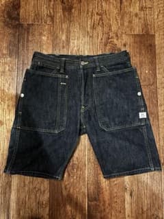 ササフラス　フォールリーフショートパンツ　ジーンズ　美品　Mのサムネイル