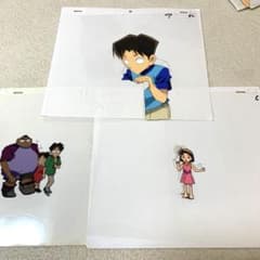 名探偵コナン セル画 3枚セット 少年探偵団（歩美・光彦・元太）動画付き m16351350482_1.jpg?1771850579