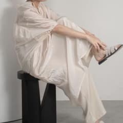 【Amiur】春夏服！シアーストラップデザインギャザーワンピース Fサイズのサムネイル
