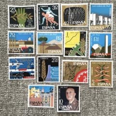 1233【未使用：海外切手(スペイン)】 1964年 平和25周年 14種完 - メルカリ