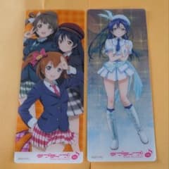 高坂穂乃果 園田海未 南ことり ラブライブ！ クリアブックマーク μ's しおりのサムネイル