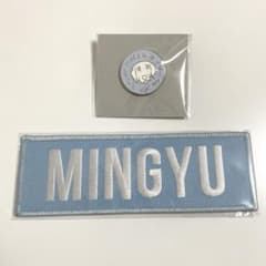 SEVENTEEN MINGYU ネームワッペン ピンバッジ セットのサムネイル