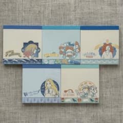 スタジオジブリ 24作品 メモ帳コレクション ハウル ポニョ 猫の恩返し