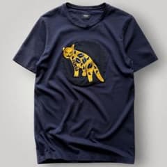 希少 FENDI モンスター バグズ 刺繍 Tシャツ 半袖 ネイビー 46 - メルカリ
