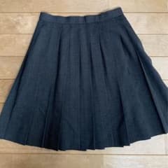 学制服 スカート 無地 グレーのサムネイル
