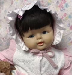 타임 세일 ☆ 쇼와 레트로 빈티지 골동품 안아 인형 리본 인형