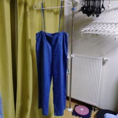 デニムブルー 細肩ひもつき、パンツLLサイズのサムネイル