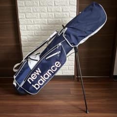 ニューバランス リップストップ 軽量 ハーフキャディバッグ 7.5型 ネイビー ニューバランス リップストップ 軽量 ハーフキャディバッグ 7.5型