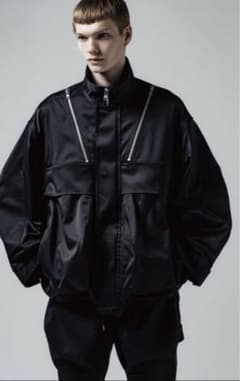 ALMOSTBLACK STAND COLLAR ZIP BLOUSON 1のサムネイル