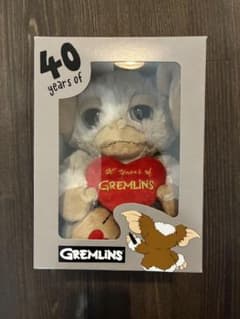 グレムリン40周年記念　ペールグレー Heart 25cm　シリアルナンバー入りのサムネイル