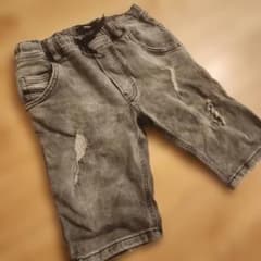 DIESEL キッズ デニム ハーフパンツ ダメージ加工のサムネイル