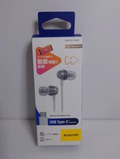 ELECOM EHP-DF11CMSV USB Type-C イヤホンのサムネイル