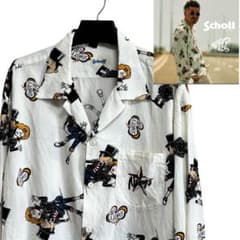 完売品　Schott × NASTOYS コラボ ハワイアンシャツ L 総柄 完売品 Schott × NASTOYS コラボ ハワイアンシャツ L 総柄 - メルカリ