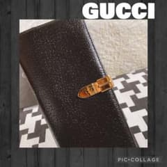 正規品★GUCCIグッチ✴︎オールドグッチベルト金具長財布✴︎オールドグッチ長財布✴︎のサムネイル
