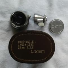 値下げしました！canon 35mm2.8   専用ファインダー  ケース付のサムネイル