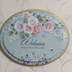 トールペイント作品 2026-8 春のWELCOMEボード - メルカリ
