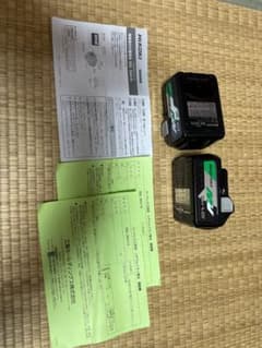 未使用　BSL36A18　HiKOKI ハイコーキ　バラシ　純正品　36V　2個のサムネイル