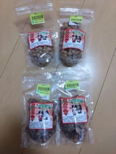 マルテル食品 昔風の味 カラカラ梅干 4袋セットのサムネイル
