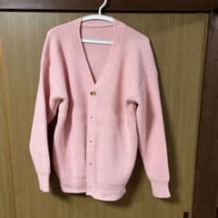ピンク Vネック カーディガンのサムネイル