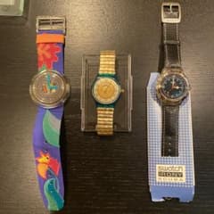 swatch 3点セット　ジャンク品と動作確認無しのサムネイル