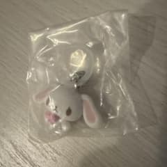 ふわふわ めじるしアクセサリー　しろうさのサムネイル
