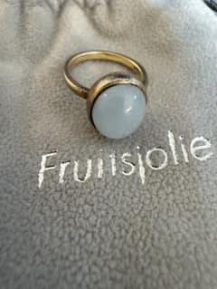 希少　フリュイジョリ Fruitsjolie ミルキーアクアマリン リング 9号のサムネイル