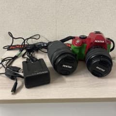 PENTAX K-r、 55-300mm、18-55mmズームキット 希少赤×緑 - メルカリ