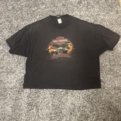 Harley-Davidson Tシャツ 4XL ブラックオーバーサイズ レアのサムネイル