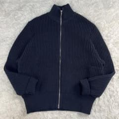 極美品 morris&sons モリスアンドサンズ ドライバーズニット ネイビー 極美品 morris&sons モリスアンドサンズ ドライバーズニット ネイビー