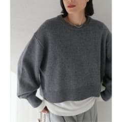 저널 표준 WASHABLE 메리노 크롭 풀오버