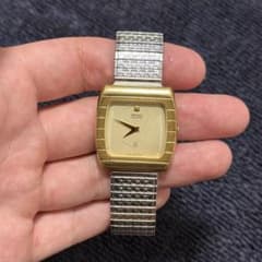 稼働 76s vintage seiko TV型スクエア メンズ腕時計qz - メルカリ