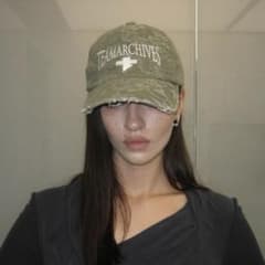 2000archives denim cap khaki grunge Y2K - メルカリ