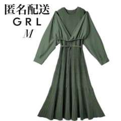 グレイル カシュクールブラウスXベルト付きフレアニットワンピースセット