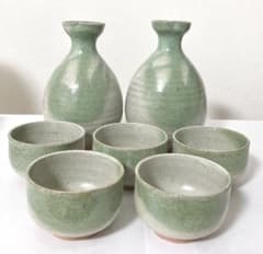 仙台堤焼 乾馬窯 徳利・お猪口セット 酒器 - メルカリ