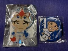 北海道日本ハムファイターズ 中島卓也選手 アクリルキーホルダー&缶バッジセットのサムネイル
