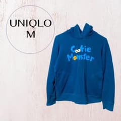 ユッキー様おまとめ　ご確認くださいm(_ _)m UNIQLO UT セサミストリート クッキーモンスター パーカー M ブルー