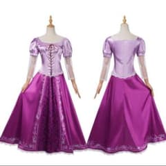 ディズニープリンセス風紫色ロングドレスのサムネイル