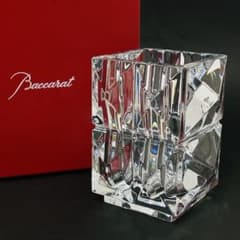 訳アリ Baccarat バカラ ルクソール ペンホルダー 花瓶 フラワーベース